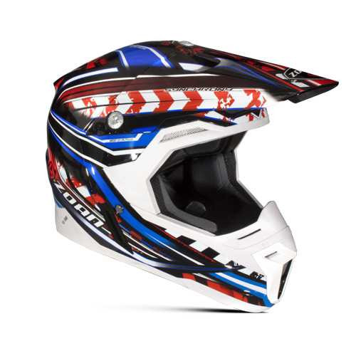Zoan Synchrony Mx Helmet Monster Black/Red/Blue - 3X 521-199