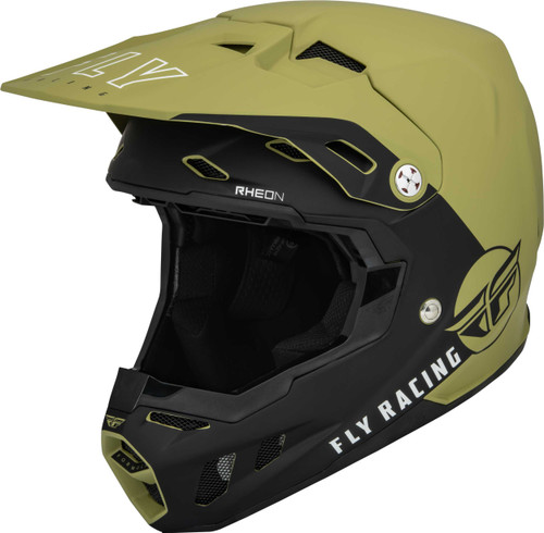 FLY RACING Formula Cc Centrum Helmet Matte Olive Green/Black Xs 73-4324XS
