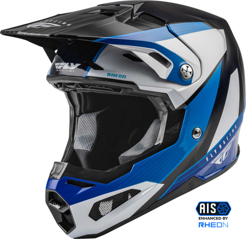 FLY RACING Formula Carbon Prime Helmet Blue/White/Blue Carbon Xs 73-4430XS