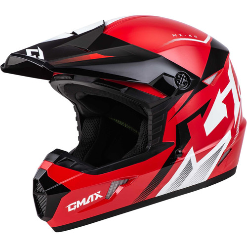 GMAX Mx-46 Compound Helmet Red/Black/White Xs D3464753