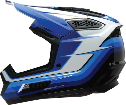 Z1R Dirt Maxx Helmet - Vortex - Blue/White - Medium