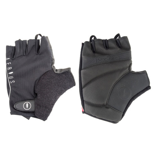 Aerius Classic Unisex Cycling Fingerless Gloves XL Black 230725