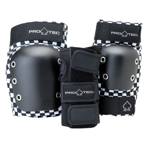 Protec Youth Bicycle Pad Set Youth SM Checkerboard 10002534