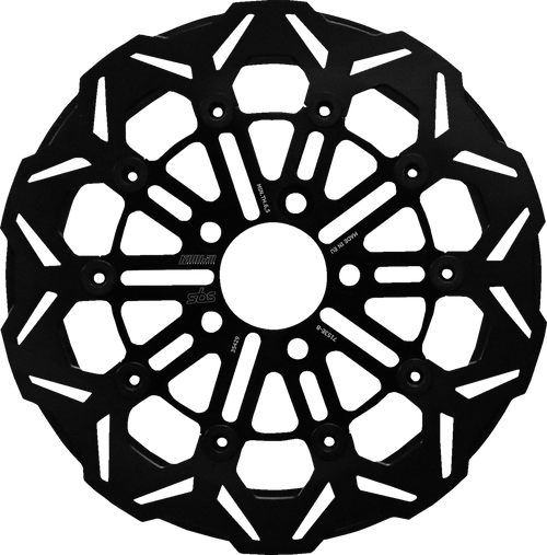 Sbs Designed By Kodlin Brake Rotor - Black - Rear 7153E-B