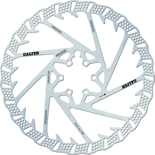 Galfer Shark Brake Rotor - 203 Mm X 2 Mm DB024W