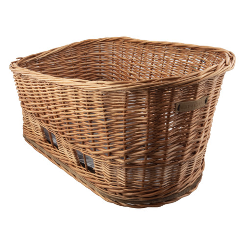 Wicker Bicycle Dog Basket Medium 17.8x13.4x13" 54022