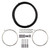 Origin8 Compressionless Bicycle Brake Cable and Housing Kit MTB 14831