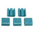 Miles Wide Bike Cable Management Clips Teal CBTLV1.0