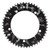 Origin8 CNC Machined Aluminum Bicycle Splat Track Chainring 50T Black 212473