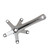Origin8 Alloy Triple Crank Arm Set 155mm 21035