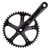 Origin8 Aluminum Track and Single Speed Crankset 170x46 Black 20126