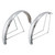 Wald Products Steel Bicycle Fender 26" x 75mm Chrome 962-26