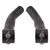 Origin8 Comp-Lite Alloy Bar Ends Short "Ski" Bend Black 33881
