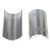 Sunlite Alloy Handlebar Shims for Cruiser and BMX Bars 22.2/25.4mm Silver 33103