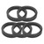 Origin8 Premium 3K Carbon Fiber Bicycle Headset Spacers 1" x 5mm 35368