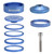 Wheels MFG StackRight Headset Spacer Kit Blue SRHS-PKIT1-6