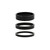 Rant CNC Machined 6061 Alloy Headset Spacers Black 403-18148
