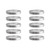 Origin8 Alloy Bicycle Headset Spacers 1-1/8" x 5mm Silver 35291