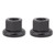 Origin8 Cr-Mo Chromoly Track Axle Nuts M9 x 1mm Black 37025