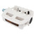 MKS Grafight-XX BMX Pedals Concave Fiberglass-Composite Body 9/16" White GRAFIGHT-XX
