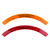 Sunlite Bicycle Wheel Reflector Set Long Red/Amber 9127