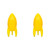 Trik Topz Presta Valve Caps Presta Rockets Yellow PRC-YL-2PK