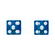 Trik Topz Bicycle Valve Caps Dice SV Blue DIC-BG-2PK