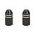 Trik Topz Bicycle Valve Caps Finned Black HFC-BK-2PK