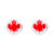 Trik Topz Bicycle Valve Caps Flag Canada SV FGC-CA-2PK