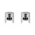 Trik Topz Bicycle Valve Caps Piston Chrome PTC-CH-2PK