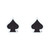 Trik Topz Bicycle Valve Caps Spades Black SDC-BK-2PK