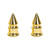 Trik Topz Bicycle Valve Caps Spikes Gold SPC-GD-2PK