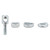 Sunlite Cantilever Brake Shoe Eye Bolt Kit - Durable Mounting Hardware 12072