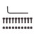 Origin8 Retox M3-9mm Black Steel Pedal Replacement Pins (10-pack) 410241