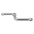 Sunlite Mini Square Steel Crank Arm 3.5in Chrome Plated 212463