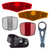 Sunlite 4-Piece Bicycle Reflector Set Mounting Brackets 9125