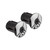 Origin8 Reflective Locking Bar End Plugs - Aluminum, Safety, and Compatibility 32494
