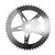 Sunlite 52T Steel Chrome BMX Chainring 1/2x1/8 for Performance Cycling 22077