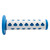 SE Bikes S-1E Flanged Blue/White Dual-Compound BMX Grips 5243