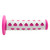 SE Bikes S-1E Flanged Pink/White BMX Grips - Dual-Compound, 135mm 5245