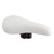 Sunlite Juvenile MX Bike Saddle - Padded White Synthetic Steel Rail 49048