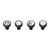 Portland Design Works Zit Bitz M5 Decorative Alloy Bolts - Laser Engraved, Multi-Color 627