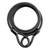 Heavy Duty 8mm Vinyl Coiled Security Cable - Double Ended, Water-Resistant 39042