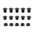 Box Components Multi-Fit Black Cro-Mo Chainring Bolt Set | Universal, Durable, Anodized BX-CR14CMBLT-BK