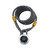 Onguard Doberman 8034 Heavy Duty Self-Coiling Bike Lock, 8mm Security Cable 8034