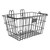 Sunlite Lift-Off Front Steel Bicycle Basket - Black, 14.5x8.5x7" 9043