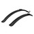 Sunlite MTB Clip-On Fender Pair 26" x 60mm Impact-Resistant Plastic 29011