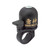 Mirrycle Raijin Matte Black Brass Bell | Loud, Rotatable Handlebar Dinger 20RAIM