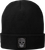 American Biker Mr Piston Flag Fleece-Lined Knit Beanie - Black ABBPISTON18H90BKOR