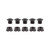 Origin8 Alloy Single Speed Chainring Bolts Set M8x6mm and M8x4mm 21452